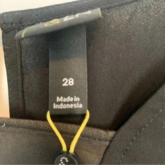 New! Lane Bryant 6th Lane Black hi-low Tunic Top long line Flowy blouse 28 4X - Picture 9 of 13